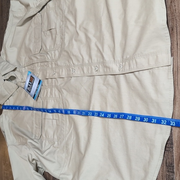 NWT‎ 5.11 TACTICAL TacLite Pro Long Sleeve Shirt | TDU Khaki | Size 2XL - Picture 11 of 11